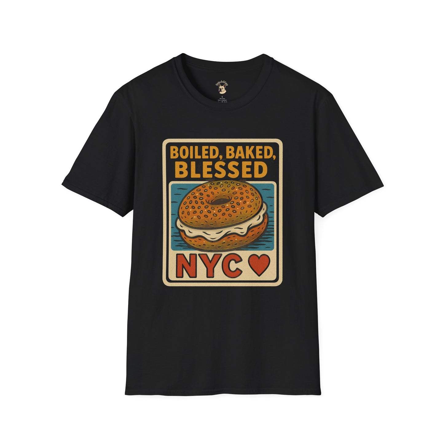 Boiled, Baked, Blessed – NYC Bagel Tee